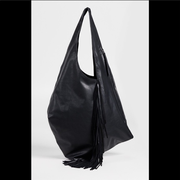 Isabel Marant Eedna Black Leather Hobo Bag - Picture 2 of 9